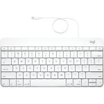 Logitech Wired Keyboard for iPad with Lightning Connector – White