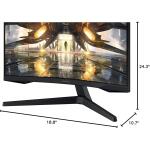 SAMSUNG 27" Odyssey G55A QHD 165Hz 1ms FreeSync Curved Gaming Monitor (LS27AG550ENXZA)