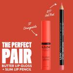 NYX PROFESSIONAL MAKEUP Butter Gloss, Orangesicle (Orange), Non Sticky Lip Gloss