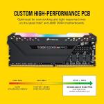 CORSAIR VENGEANCE RGB PRO DDR4 RAM 32GB (2x16GB) Desktop Computer Memory - Black