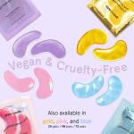 Grace & Stella Under Eye Masks for Dark Circles (Purple, 24 Pairs): Vegan, cruelty-free gel masks with retinol to restore puffy eyes and reduce dark circles.