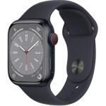 Apple Watch Series 8 41mm with Midnight Aluminum Case with Midnight Sport Band M/L.