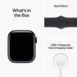 Apple Watch Series 8 41mm with Midnight Aluminum Case with Midnight Sport Band M/L.