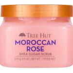 Tree Hut Moroccan Rose Shea Sugar Scrub, Ultra Hydrating and Exfoliating Scrub for Nourishing Essential Body Care, 18 oz