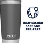 YETI Rambler 20 oz Stainless Steel Vacuum Insulated Tumbler w/MagSlider Lid