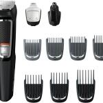 Philips Norelco Multi Groomer All in One Trimmer Series 3000, 13 Piece Mens Grooming Kit for Beard, MG3740/40, Face, Nose, Ear Hair Trimmer and Hair Clipper, NO Blade Oil Needed