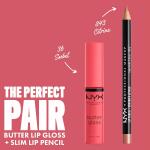 NYX PROFESSIONAL MAKEUP Butter Gloss, Sorbet (Vibrant Coral), Non Sticky Lip Gloss