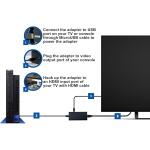 HDMI Cable for PlayStation 2 & PlayStation 1 Console to HDMI Adapter with True RGB Signal Output