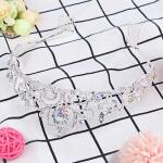 Didder Crystal AB Rhinestones Tiaras and Crowns for Women with Comb Headband Elegant Princess The Crowns for Women Birthday Crowns for Women Tiaras for girls.