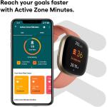 Fitbit Versa 3 Health & Fitness Smartwatch (S & L Bands Included) - Pink/Gold