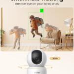 ZOSI 2K Indoor Pan Tilt Security Camera, 4 Pack 