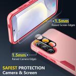 SPIDERCASE Heavy Duty Shockproof Phone Case for Galaxy S24 Plus 2024, Pink