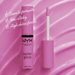 NYX PROFESSIONAL MAKEUP Butter Gloss, Merengue (Pink Lilac), Non Sticky Lip Gloss