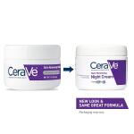 CeraVe Skin Renewing Night Cream, 1.7 Ounce, Packaging may Vary, Niacinamide, Peptide Complex, and Hyaluronic Acid Moisturizer for Face