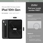 ZUGU CASE for iPad 10th Generation 10.9 Inch (2022) Slim Protective Case Magnetic Stand & Sleep/Wake Cover Model A2696, A2757, A2777 (Olive Green)