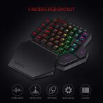 Redragon Blue Switch - K585 DITI Wired One-Handed Mechanical Gaming Keyboard