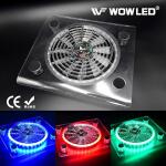 WOWLED Cooling Fan Mini 3 Keys Control Gaming USB RGB LED Cooler Thermal Fan Pad