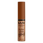 NYX PROFESSIONAL MAKEUP Butter Gloss Bling Lip Gloss, Pay Me In Gold, Non Sticky and Shiny Vegan Lip Makeup