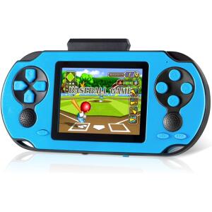 16 Bit Handheld Game for Kids Adults, 3.0'' Large Screen Preloaded 230 HD Classic Retro Video Games with USB