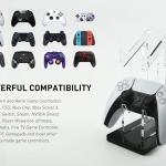 OAPRIRE 2 Tier-without lights Crystal Black Universal Dual Controller Holder