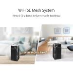 ASUS 2-Pack ZenWiFi Pro ET12 AXE11000 Tri-Band WiFi 6E Mesh System