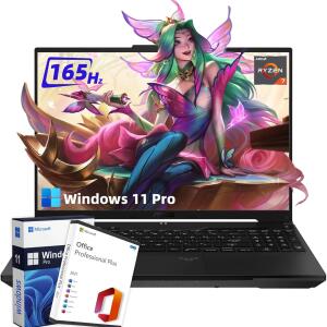 ASUS TUF A16 Gaming Laptop, 16" 165Hz Display, AMD Ryzen 7 7735HS, 32GB RAM, 2TB SSD, AMD Radeon RX 7700S, Windows 11 Pro, MS Office License.