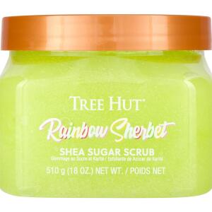 Tree Hut Rainbow Sherbert Shea Sugar Scrub, Ultra Hydrating and Exfoliating Scrub for Nourishing Essential Body Care, 18 oz