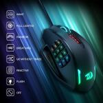 Redragon M908 Impact RGB LED MMO Gaming Mouse with 12 Side Buttons