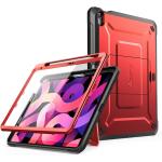 SUPCASE 10.9 Inch for iPad 10th Generation (2022) with Screen Protector Unicorn Beetle Pro, Built-in Stand & Pencil Holder Heavy Duty Rugged Protective Case Inch (Ruddy)