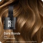 BOLDIFY Hairline Powder (Dark Blonde): Root touch-up and gray coverage. 48-hour stain-proof color for women and men; an alternative to hair fibers and toppers.