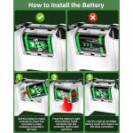 Rechargeable Xbox Controller Battery Pack with Charger, 4 x 5040mWh Xbox Battery Pack