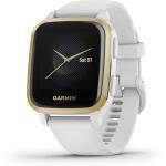 Garmin 010-02427-01 Venu Sq GPS Smartwatch - Light Gold and White