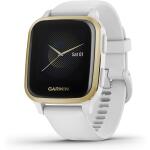 Garmin 010-02427-01 Venu Sq GPS Smartwatch - Light Gold and White