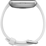 Fitbit Versa Lite Edition Smart Watch (S and L Bands Included) - White/Silver Aluminum