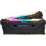 CORSAIR VENGEANCE RGB PRO DDR4 RAM 32GB (2x16GB) Desktop Computer Memory - Black