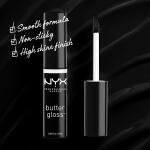 NYX PROFESSIONAL MAKEUP Butter Gloss, Licorice (Black), Non Sticky Lip Gloss