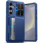 ATATOO for Samsung Galaxy S24+ Plus Case with Card Holder 6.7"​ , Blue