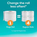 Angel Soft Toilet Paper, Soft and Strong Toilet ,Tissue 8 Mega Rolls = 32 Regular Rolls