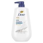 Dove Body Wash with Pump Deep Moisture, Moisturizing skin cleanser for dry skin, featuring 24 hour renewing MicroMoisture to nourish even the driest skin, 30.6 oz.