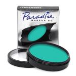 Mehron Makeup Paradise AQ (40 g, Teal): Water-activated face and body paint for stage, screen, special FX, beauty, cosplay, and Halloween.