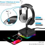 KAFRI RGB Headphone Stand - RGB LED lights