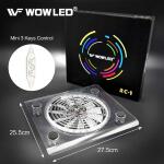 WOWLED Cooling Fan Mini 3 Keys Control Gaming USB RGB LED Cooler Thermal Fan Pad