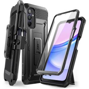 SUPCASE Unicorn Beetle Pro for Samsung Galaxy A15 Case with Screen Protector - Black