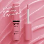 NYX PROFESSIONAL MAKEUP Butter Gloss, Angel Food Cake (True Mauve), Non Sticky Lip Gloss