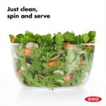 OXO Good Grips Large Salad Spinner 6.22 Qt. (White)