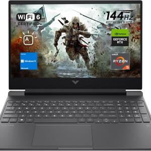 HP Victus 15 Gaming Laptop, 15.6" FHD 144Hz, Ryzen 5 7535HS, 16GB RAM, 512GB SSD, RTX 2050, Windows 11 Home