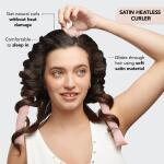 Kitsch Satin Heatless Overnight Curling Set, Headband Rod for No Heat Curls, Soft Hair Curlers