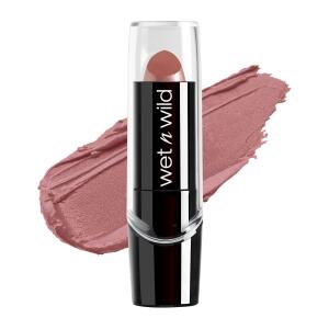 wet n wild Silk Finish Lipstick, Dark Pink Frost, Hydrating Rich Buildable Lip Color, Formulated with Vitamins A,E, & Macadamia for Ultimate Hydration, Cruelty Free & Vegan