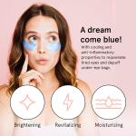 Grace & Stella Award-Winning Under Eye Masks (Blue, 24 Pairs): Vegan, cruelty-free gel patches to reduce dark circles, puffiness, and wrinkles. Perfect self-care gift for women.