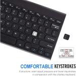 Arteck Bluetooth Keyboard, Stainless Steel Universal